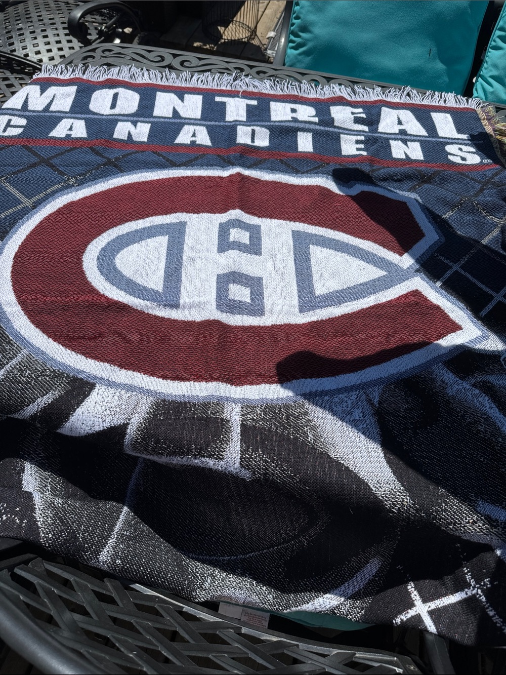 Montreal Canadiens blanket